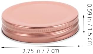 ZerodekoReusable Mason Jar lids 70mm Set of 24