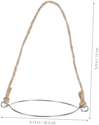 VOSAREA 5PCS Mason Jar Hangers with Rope Handle