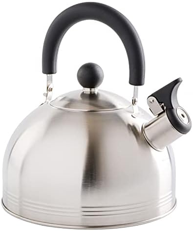 Mr Coffee Carterton Stainless Steel Tea Kettle with Whistle - 15 Quart