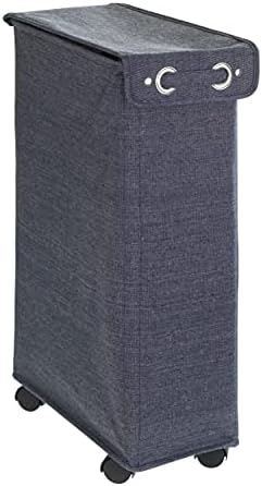 WENKO Slim Laundry Basket with Storage Features