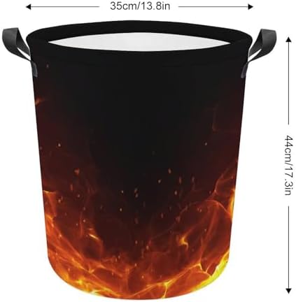 Meiko Flames Blazing Laundry Hamper