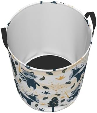 Collapsible Laundry Hamper with Handles for Bedroom Storage