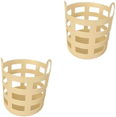 PRETYZOOM 2PCS Laundry Baskets for Home and Bathroom Storage