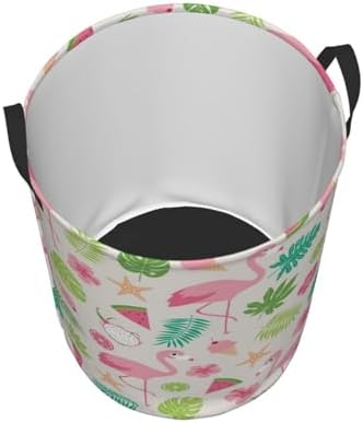 Tropical Animal Fruit Laundry Basket