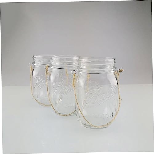 Hanging Mason Jar Rope Handles Heavy Duty Stainless Steel