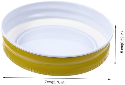 24-Piece Mason Jar Lids - Heat-Resistant Protective