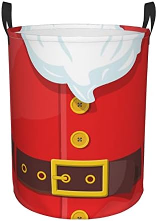 Collapsible Christmas Laundry Hamper with Handle Easy Storage Solution for Bedroom