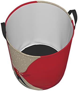 AFHYZY Christmas Foldable Laundry Basket with Handles for Easy Storage