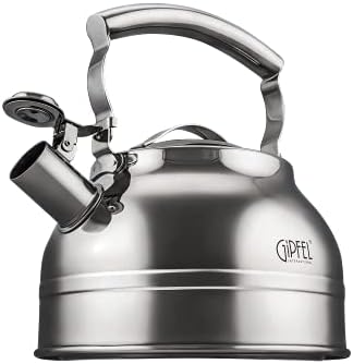 GIPFEL INTERNATIONAL Stainless Steel Whistling Tea Kettle