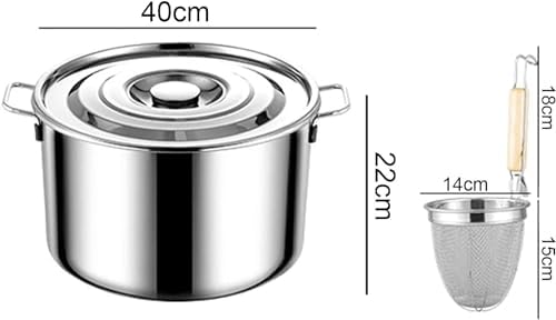 High-Quality Commercial Pasta Pot - Stainless Steel Strainer Insert Durable Versatile