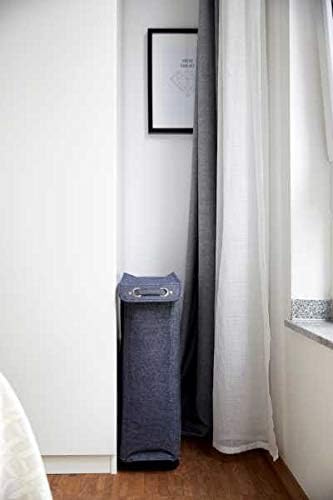 WENKO Slim Laundry Basket with Storage Features