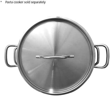 TrueCrawarfth 12 qt Stainless Steel Pasta Cooker Lid Multipurpose Durable