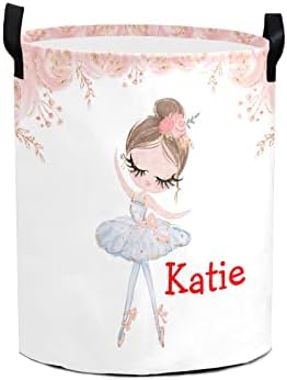 Personalized Ballerina Laundry Basket