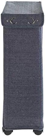 WENKO Slim Laundry Basket with Storage Features