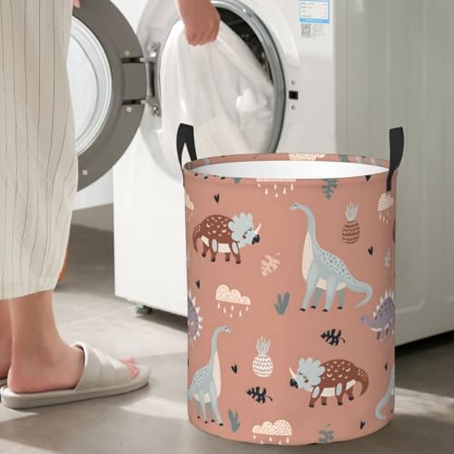 Cute Collapsible Dinosaur Laundry Hamper M