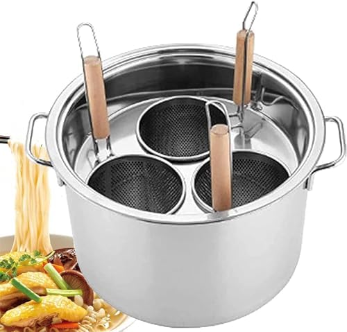 BINGWANG Premium Pasta Pot Insert Set for Home Restaurant Use