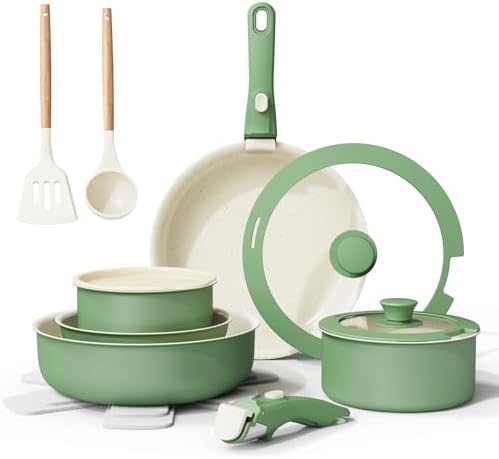 Stain-Resistant Nonstick Cookware Set for Home Kitchen