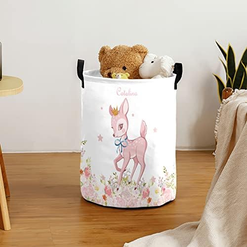 Joyestore Pink Bambi Custom Storage Basket