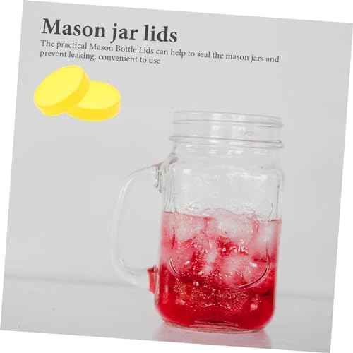 Mikinona Wide Mouth Jar Lid Sealed Durable for Canning Storage