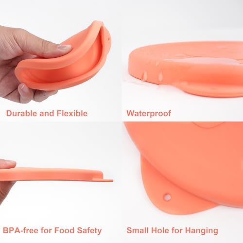 2 Pk 100mm Silicone Lids for Weck Jars