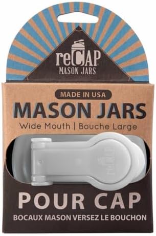 ReCAP Mason Jar Lids Leak-Proof USA-Made