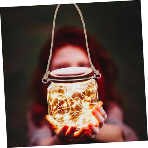 VOSAREA 5PCS Mason Jar Hangers with Rope Handle