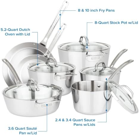 Viking 3-Ply Pots and Pans Set