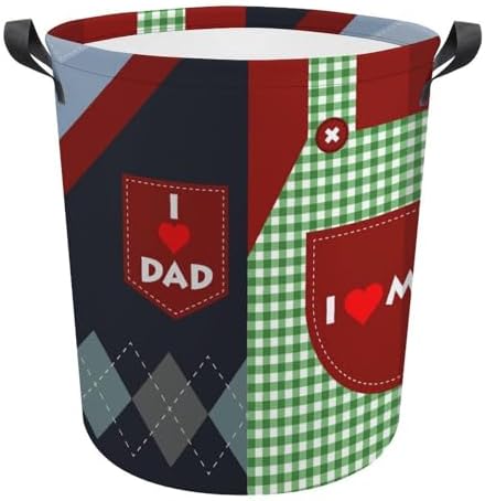 I Love Mom_collapsible laundry basket