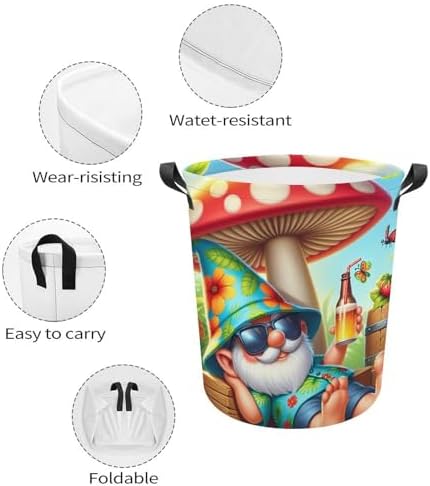 Meiko Cartoon Gnome Laundry Basket laundry hamper