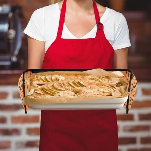 Premium Heat-Resistant Halloween Oven Mitts