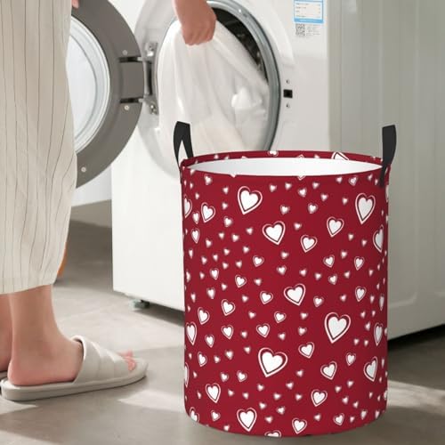 Collapsible Laundry Hamper with Handles for Home Storage