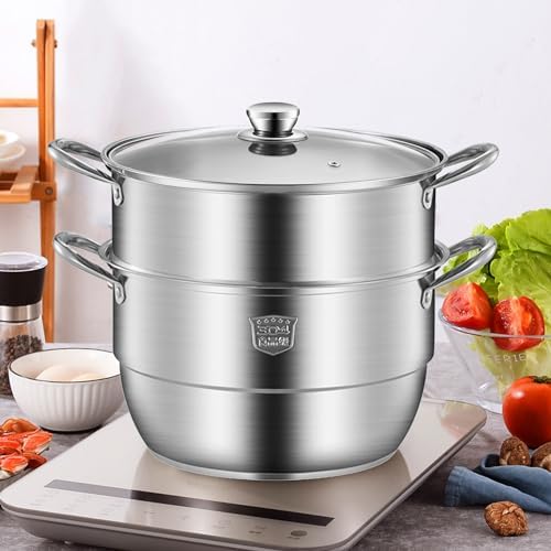 2-in-1 Cooking Pot for Stew Steam