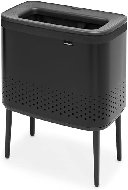 Brabantia Bo Laundry Hamper Matt Black 16 Gal 1
