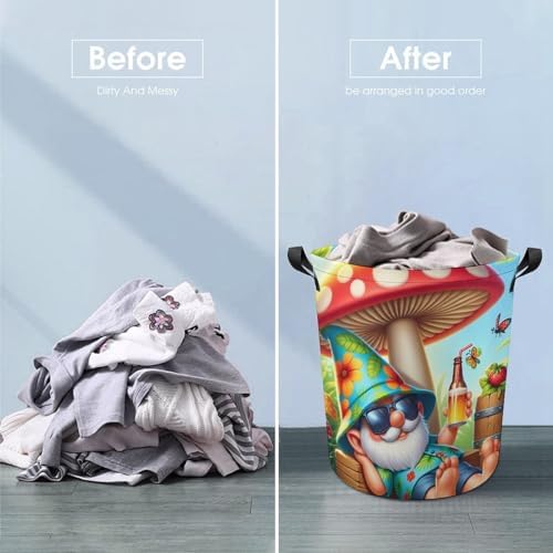 Meiko Cartoon Gnome Laundry Basket laundry hamper