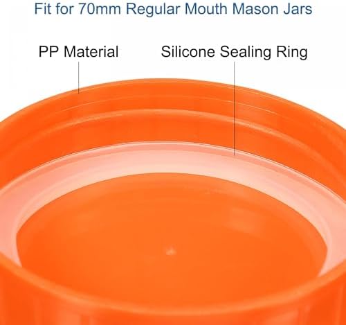 Masonry Jar Lid Set with Sealing Ring