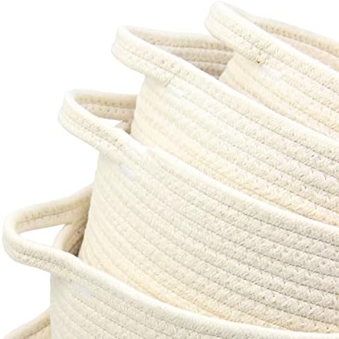 5-Piece Storage Basket Set for Laundry