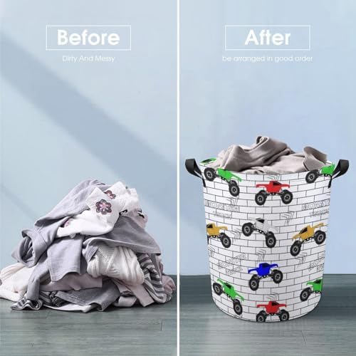 MEIKKO Multi-Color Monster Track Clothes Hamper