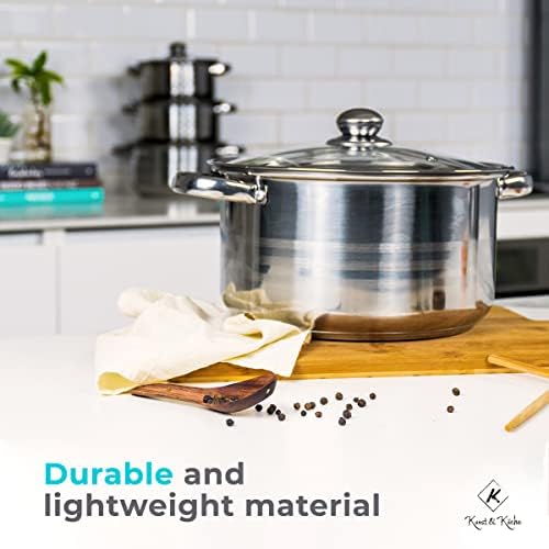 Stainless Steel 12-Piece Cookware Set Ergonomic Design for Professional Use