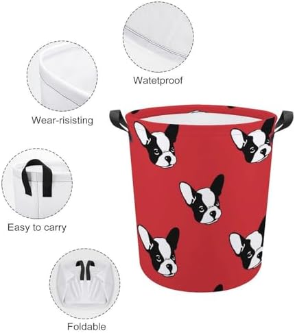 Meiko French Bulldog Storage Basket