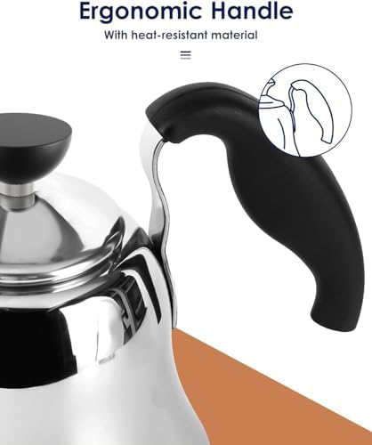 Small 28oz 80 Full Premium Gooseneck Tea Kettle