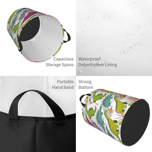 Stylish Dinosaur Laundry Hamper
