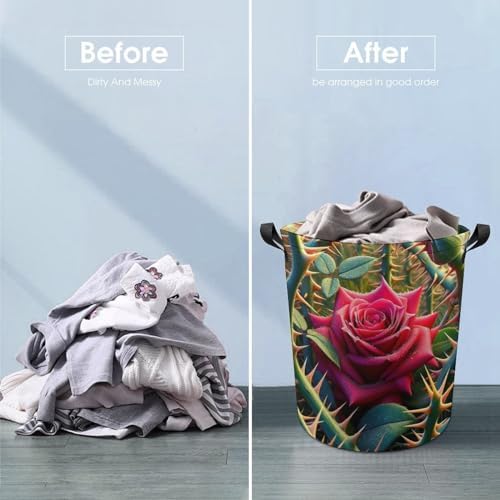 Rose Among Thorns Multi-Functional Laundry Hamper