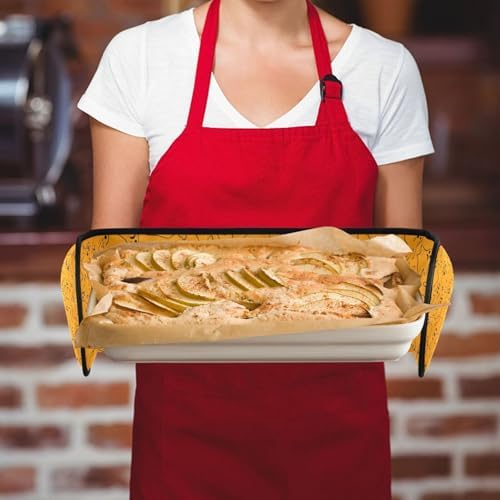 Thick Halloween Double Oven Mitts for Cooking Baking and BBQ