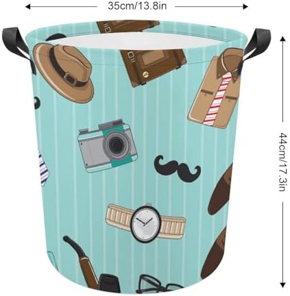 Durable Fathers Day Waterproof Mens Laundry Hamper