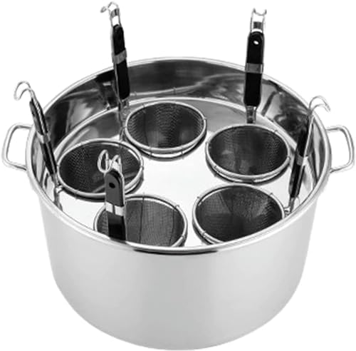 5 Holes Pasta with Strainer Basket for Home Cooking