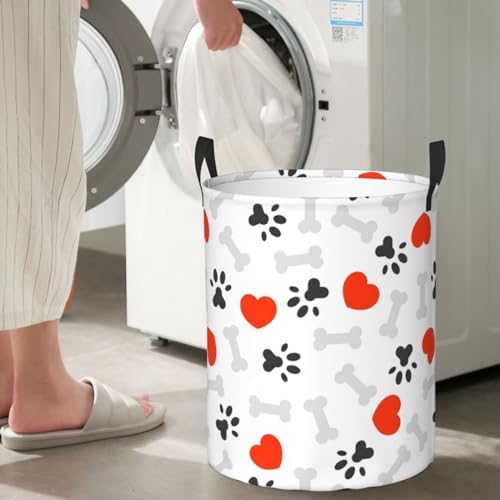 Collapsible Laundry Basket with Handles
