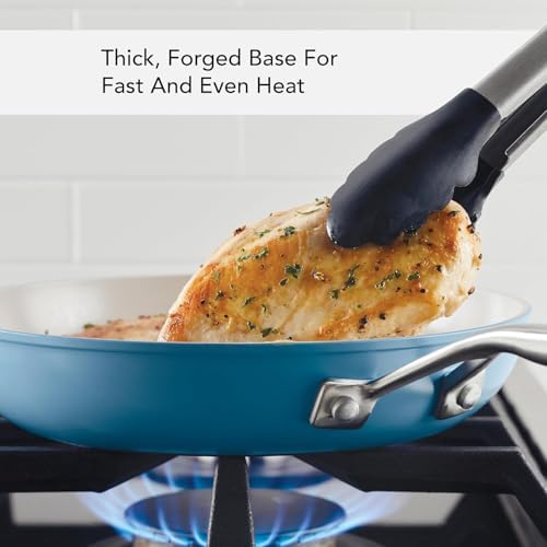 Versatile 9-Piece KitchenAid Hard Anodized Cookware Durable Easy to Clean
