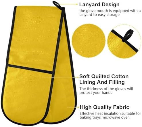 Safe Heat-Resistant Oven Mitt for Grilling More