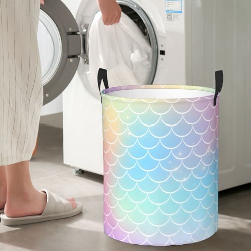 Large Collapsible Laundry Hamper with Handles