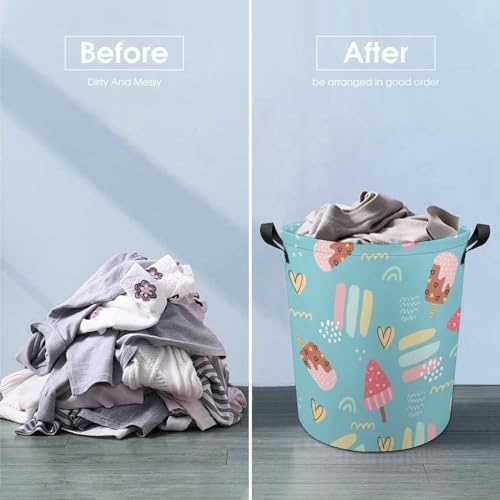 Summer Fun Ice Cream Laundry Hamper